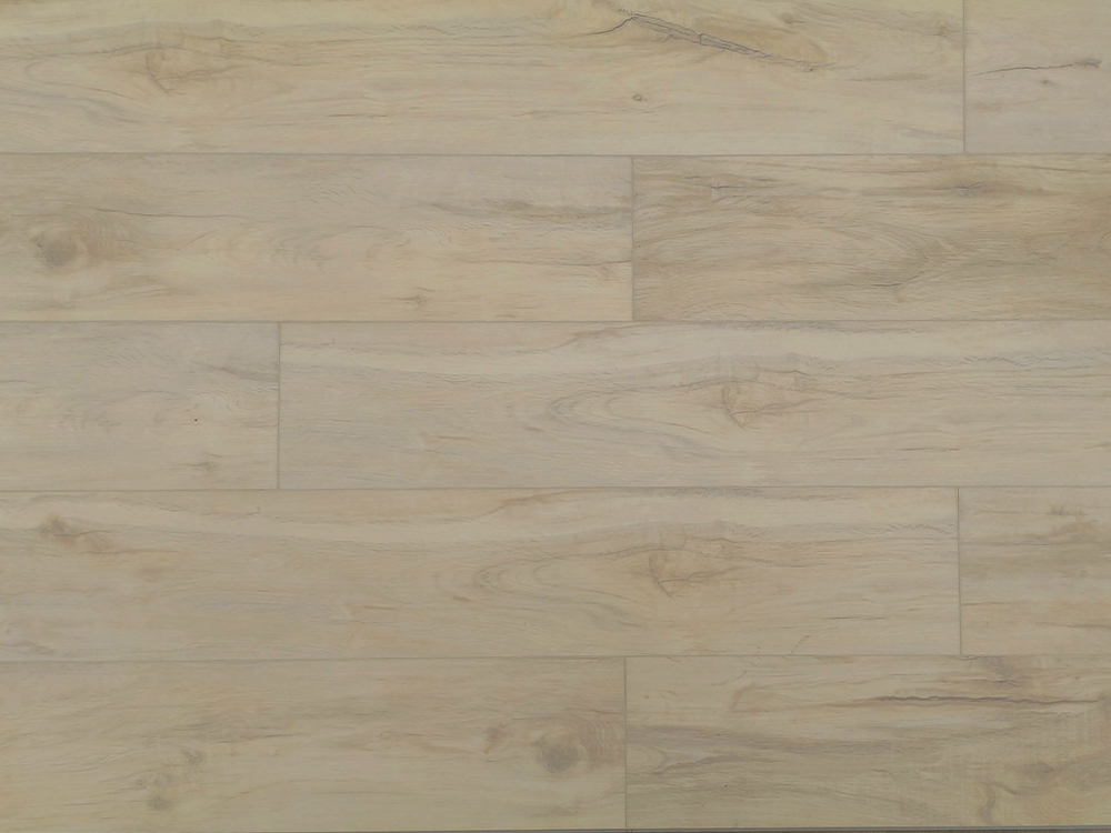 Pisos SPC Grão de madeira bege claro 7,25 × 48 