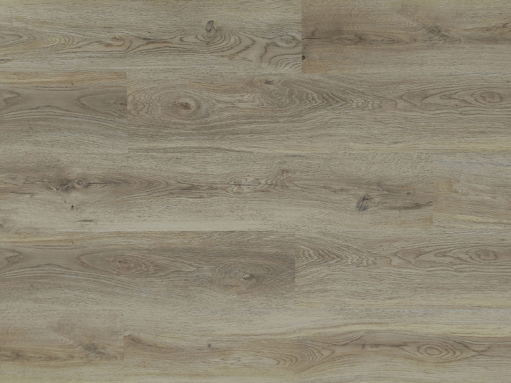 SPC que pavimenta a luz - grão de madeira cinzenta de Brown 7.25×48” fechamento de 4mm Uniclick