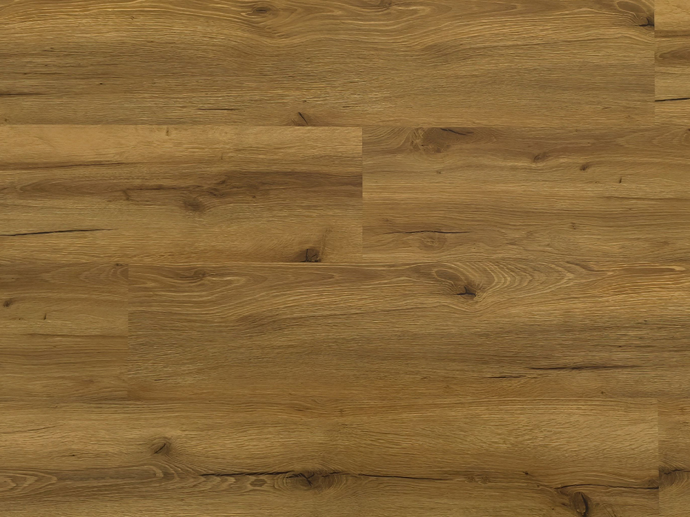 SPC que pavimenta a grão de madeira média de Brown 9×48” fechamento de Uniclick do underlayment de 5mm IXPE