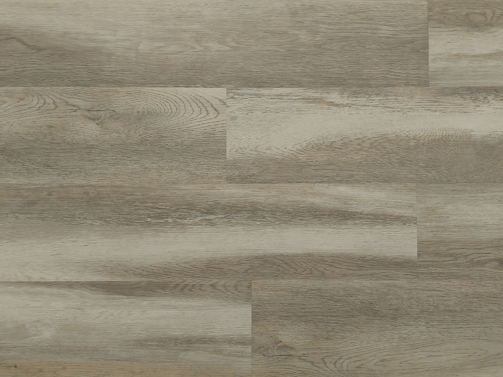 SPC que pavimenta a luz - grão de madeira cinzenta 7×60” fechamento de Uniclick do underlayment de 6mm IXPE