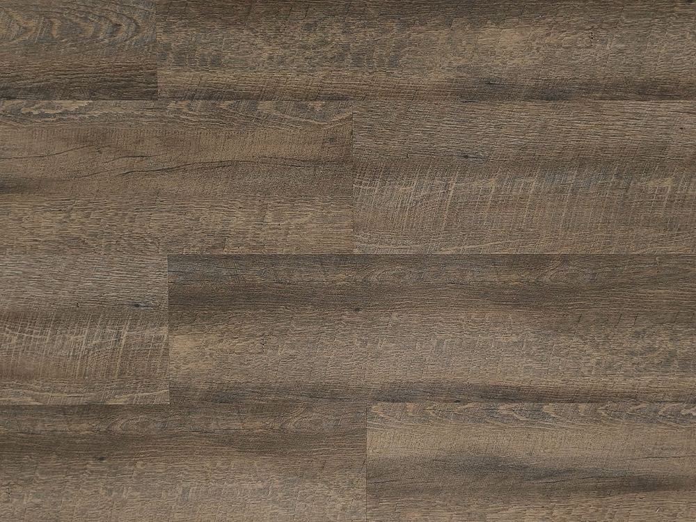 WPC que pavimenta a grão de madeira escura de Brown 9×48” 8mm EVA Underlayment