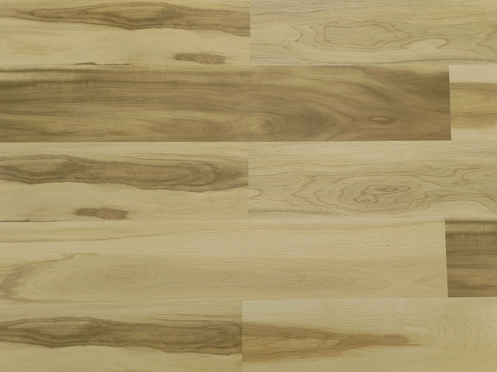 Pisos SPC Grão de madeira bege claro 7,25×48