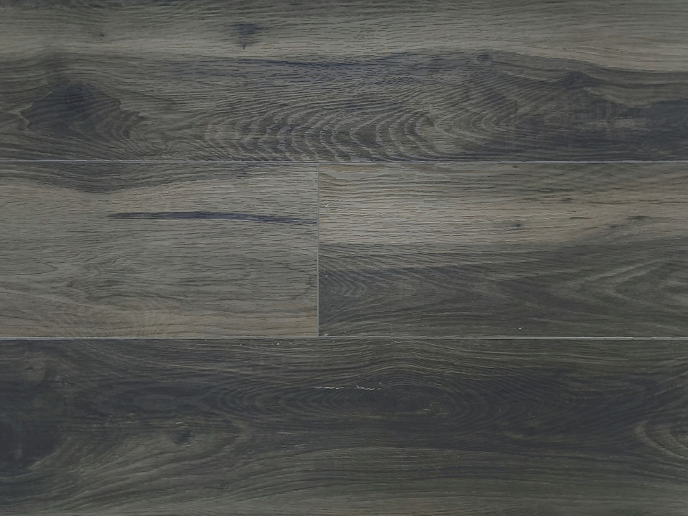 Pisos SPC Grão de madeira cinza escuro 7,25×60